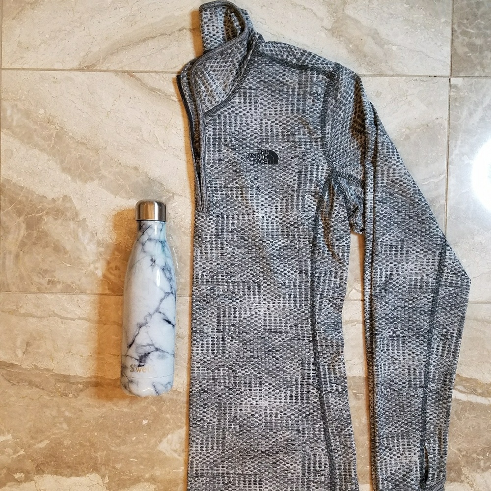 The North Face Grey Pattern Quarter-Zip